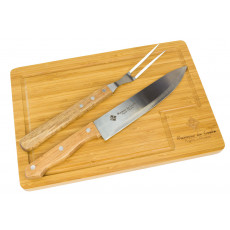 Kit Churrasco 2 pecas com Tábua de Fibra 