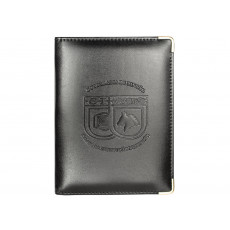 Porta Bloco c/ Bolsas Interno em Couro Sintético 21x15cm