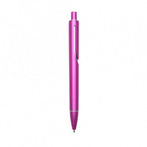Caneta Plástica Personalizada Rosa