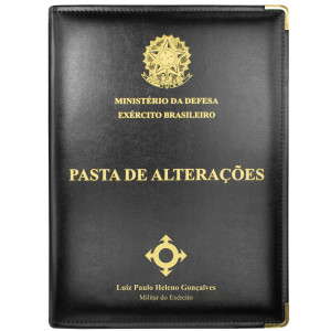 Pasta de Alterações Militar para Comunicação do Exército