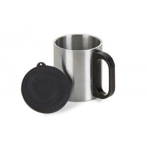 Caneca em Inox Smart com Alça e Tampa Plástica Reforçada