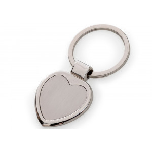 Chaveiro em Metal com Formato de Coração