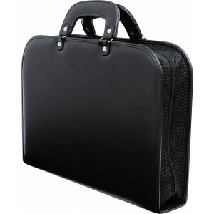 Maleta Executiva com Alça de Mão em Couro Sintético 38x27x7cm