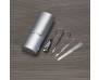 Kit Manicure 4 Peças em Estojo de Alumínio