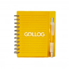 Bloco de Anotações com Capa Plástica