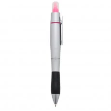 Caneta Plástica Marca Texto Rosa