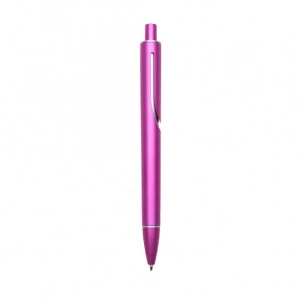 Caneta Plástica Personalizada Rosa