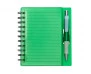 Bloco de Anotações com Capa Plástica VERDE