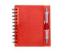 Bloco de Anotações com Capa Plástica VERMELHO