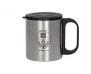 Caneca em Inox Smart com Alça e Tampa Plástica Reforçada