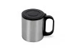 Caneca em Inox Smart com Alça e Tampa Plástica Reforçada