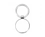 Chaveiro Redondo em Metal com Argola