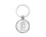 Chaveiro Redondo em Metal com Argola