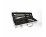 Kit Churrasco com Maleta Estojo com 3 Pecas em Inox