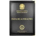 Pasta de Alterações em Couro Sintético com Personalização Individual.
