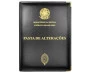 Pasta de Alterações em Couro Sintético com Personalização Individual.